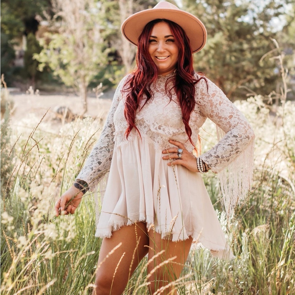 Pink Lace Dress